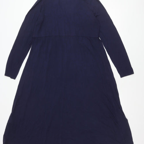 Live Unlimited London Women’s Blue Size 12 A-Line Jersey Dress
