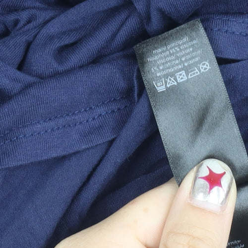 Live Unlimited London Women’s Blue Size 12 A-Line Jersey Dress
