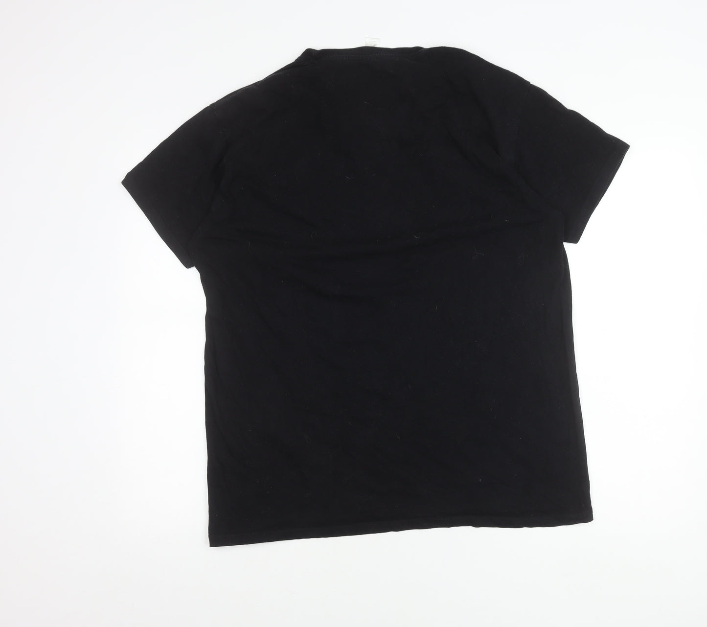 Imperial Men’s Black Retro Space Raiders Graphic T-Shirt Size S