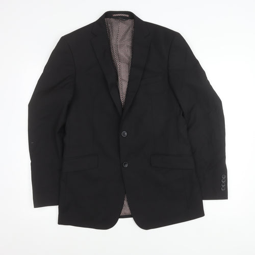 Marks and Spencer Men’s Black Blazer Jacket 38in Chest Regular Fit