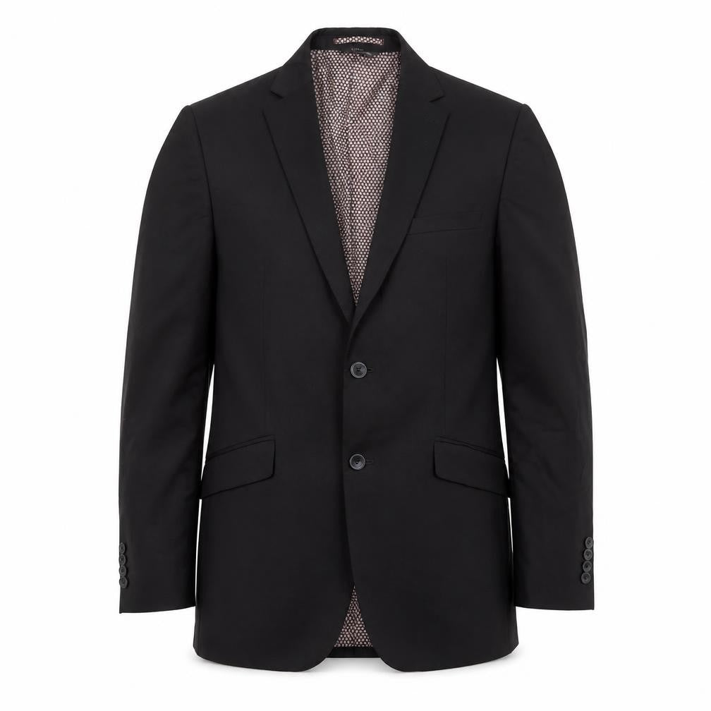Front view of Marks & Spencer Men’s Black Blazer Jacket 38in Chest Regular Fit