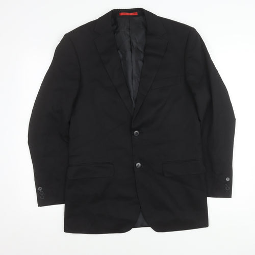 Burton Men’s Black 36R Regular Fit Single Breasted Blazer Jacket