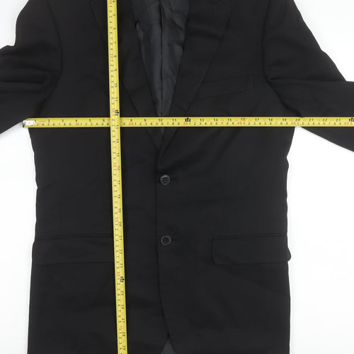 Burton Men’s Black 36R Regular Fit Single Breasted Blazer Jacket