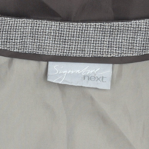 Next Boys Grey Check Linen Cotton Waistcoat 5 Years Formal Wedding