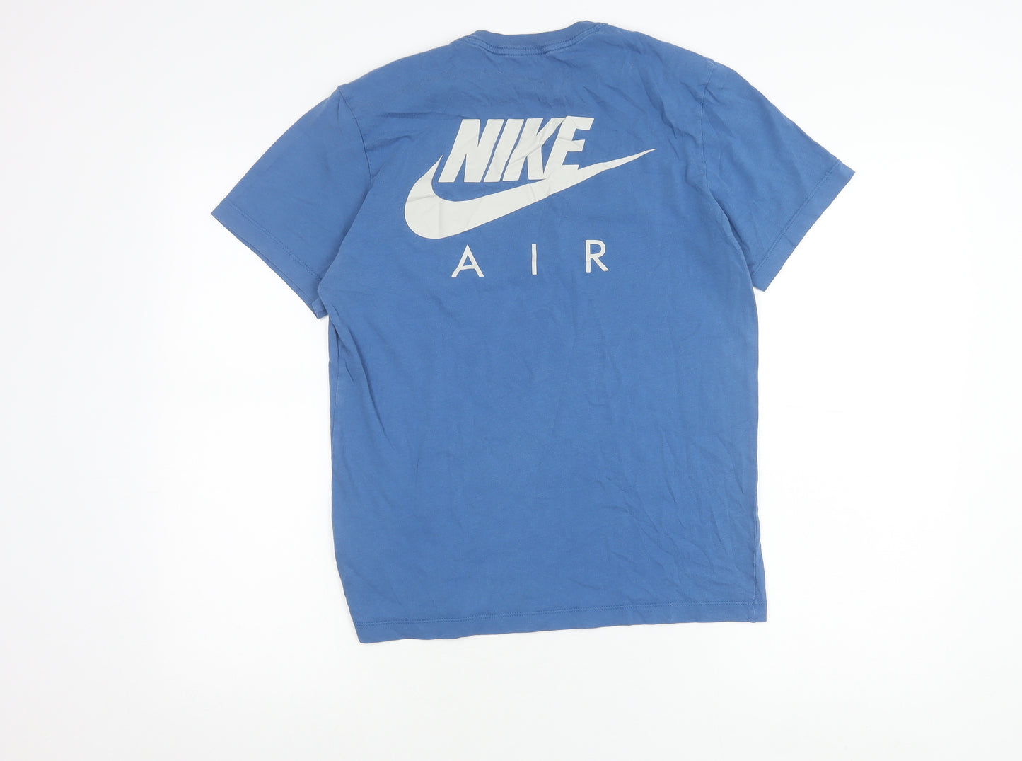 Nike Men’s Blue Air Logo T-Shirt Size S Short Sleeve Cotton