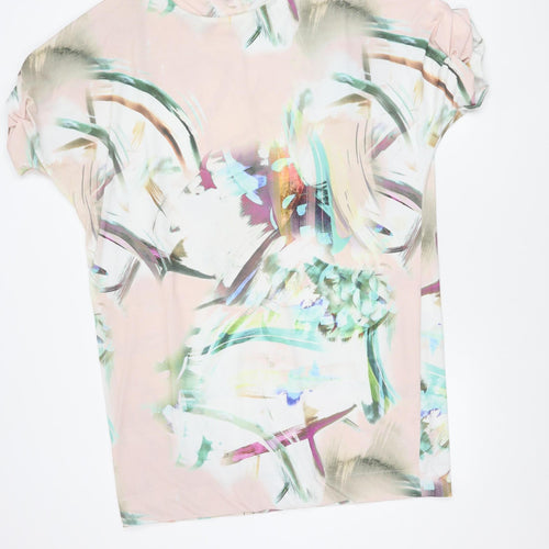 Next Women's Multicoloured Shift Dress Size 16 Short Sleeve