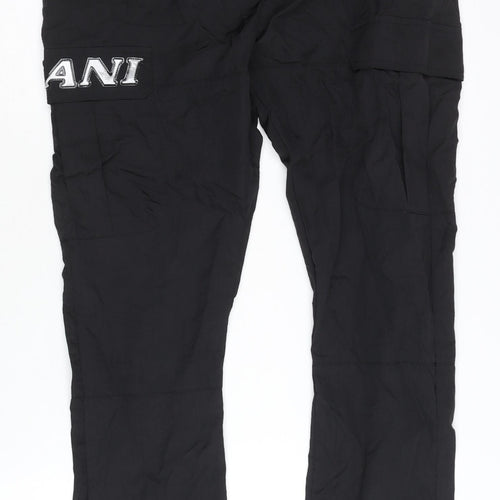 Kani Womens Black XS Cargo Trousers Streetwear Belted