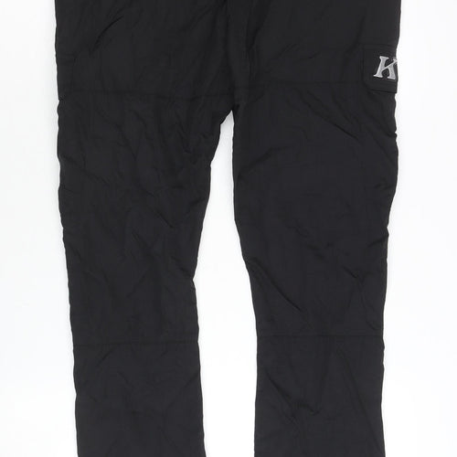 Kani Womens Black XS Cargo Trousers Streetwear Belted