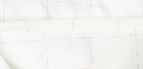 Next Men’s White Check 100% Cotton Dress Shirt 15.5in 39cm