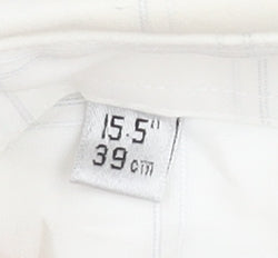 Next Men’s White Check 100% Cotton Dress Shirt 15.5in 39cm