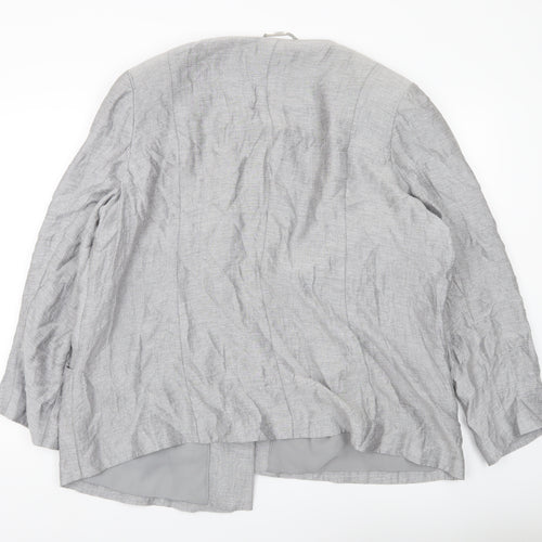 Windsmoor Women’s Grey Plus Size 22 Lined Suit Jacket Blazer