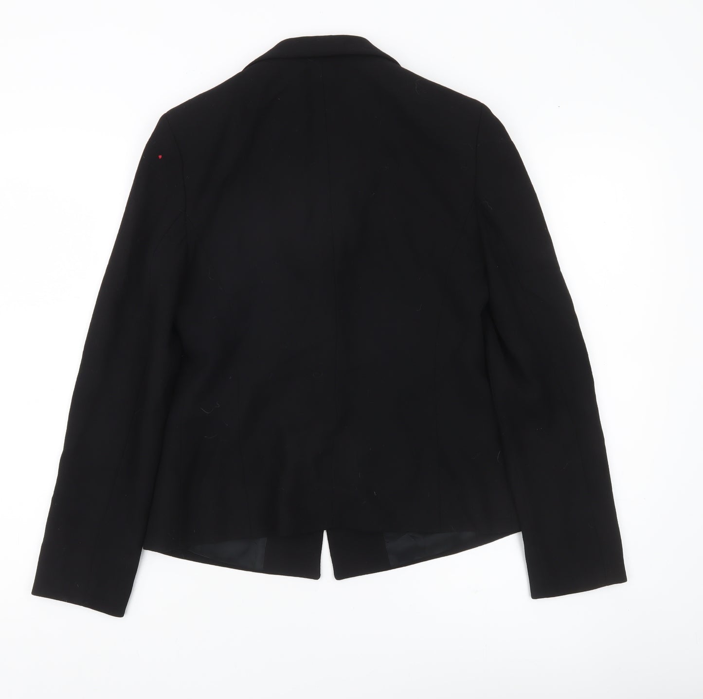 Episode Womens Black Wool Suit Jacket UK 6 Classic Workwear Blazer
