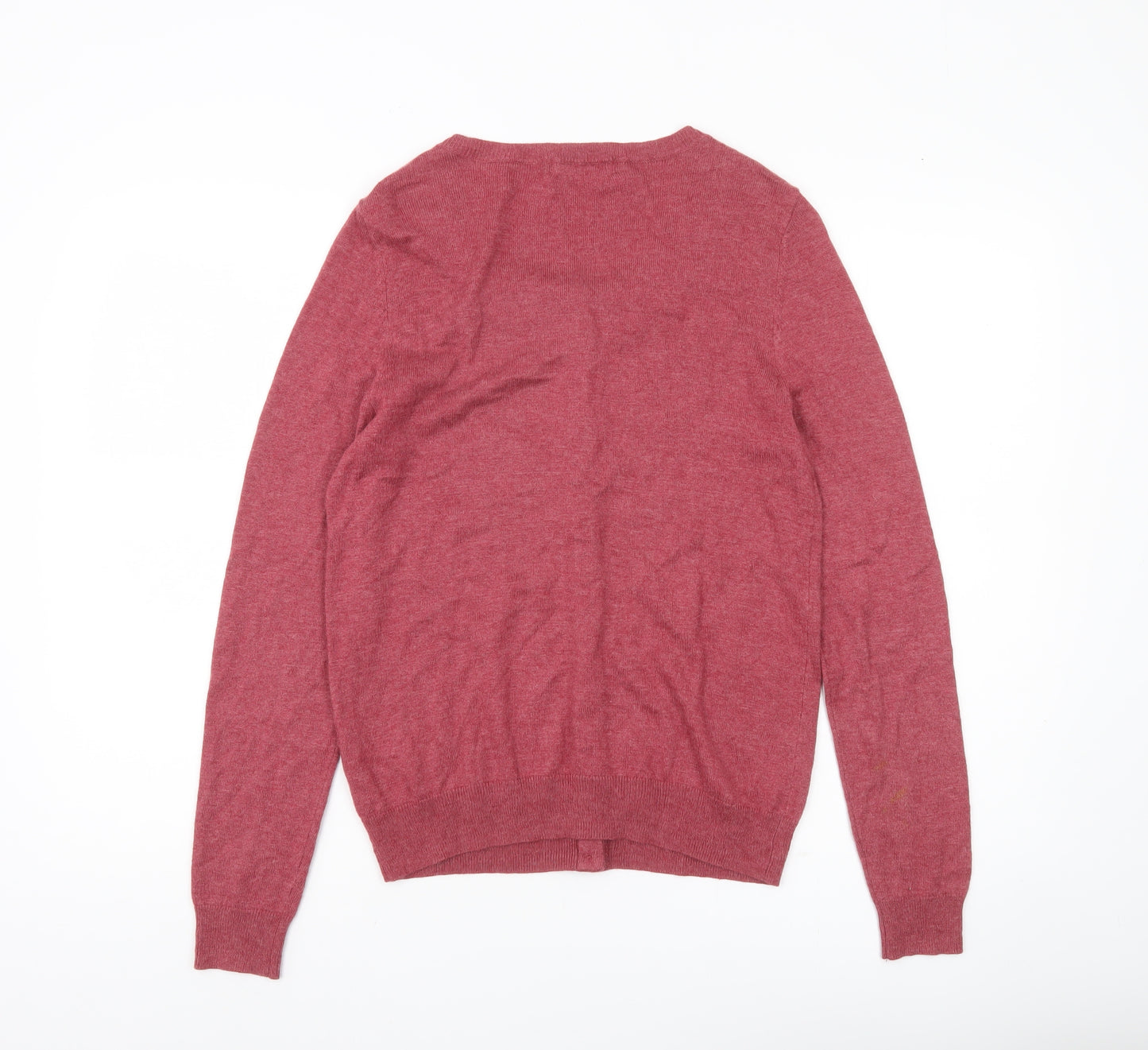 Marks and Spencer Womens Red Size 8 Beaded Cardigan Jumper