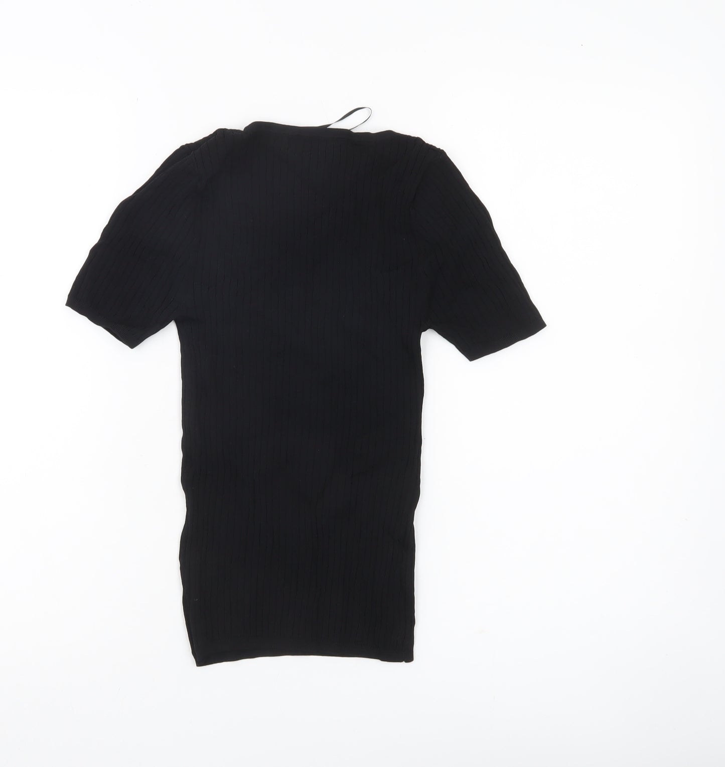 Next Women’s Black XS Slim Fit Sweetheart Knit Top