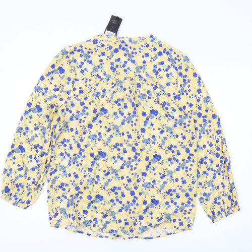 Isle Collection Womens Multicoloured Floral Blouse Size 12