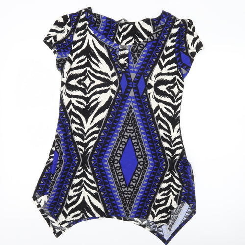 Star by Julien Macdonald Womens Multicoloured Tunic Top Size 12