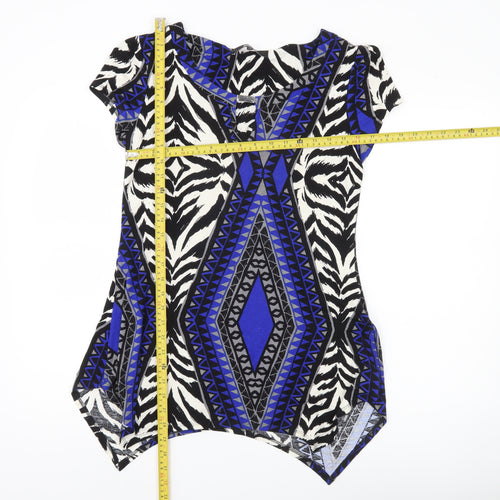 Star by Julien Macdonald Womens Multicoloured Tunic Top Size 12