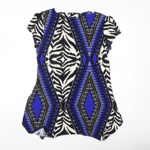 Star by Julien Macdonald Womens Multicoloured Tunic Top Size 12