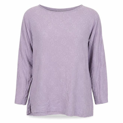 Phase Eight Women’s Purple Silk Tunic Blouse Long Sleeve S