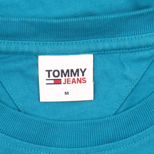 Tommy Hilfiger Men’s Blue M Regular Fit Logo T-Shirt
