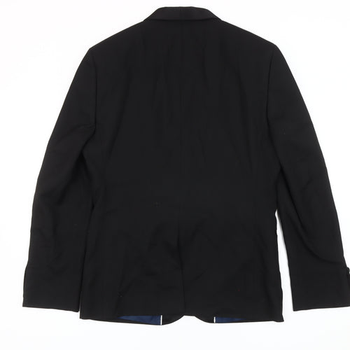 Marks and Spencer Men’s Black 38 Short Shawl Lapel Suit Jacket