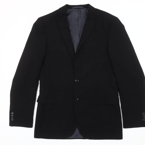 Taylor & Wright Men's Black 36R Slim Fit Blazer Jacket