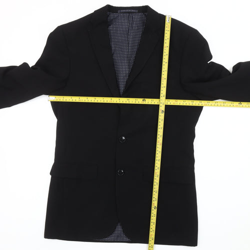 Taylor & Wright Men's Black 36R Slim Fit Blazer Jacket