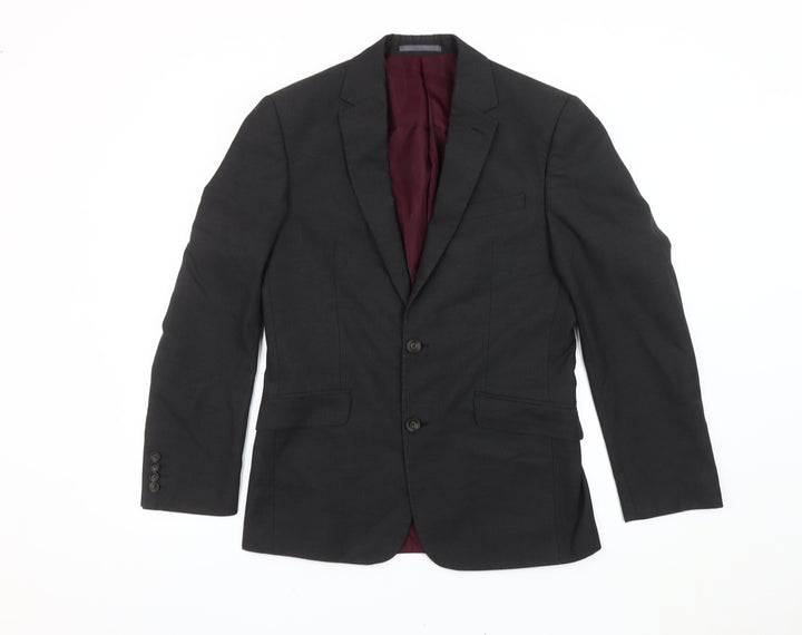 Marks and Spencer Men’s Grey Blazer 36in Regular Fit Jacket
