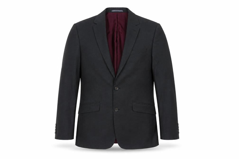 Front view of Marks & Spencer Men’s Grey Blazer 36in Regular Fit Jacket