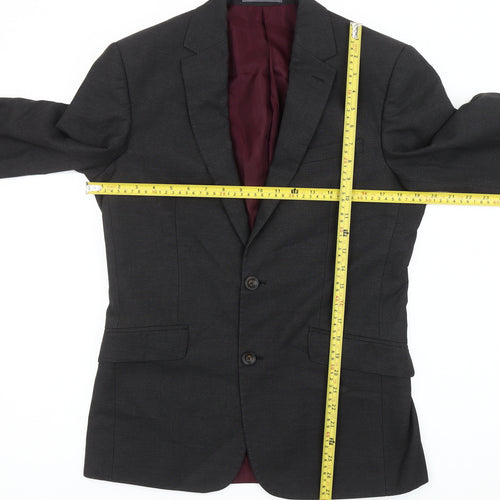 Marks and Spencer Men’s Grey Blazer 36in Regular Fit Jacket