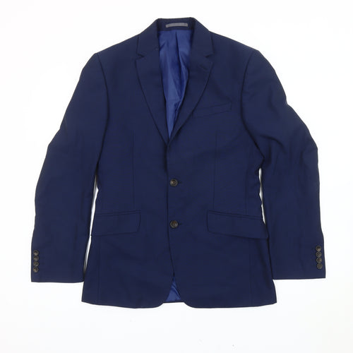 Marks and Spencer Men's Blue 36R Blazer Jacket Regular Fit