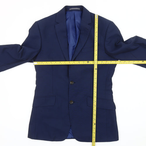 Marks and Spencer Men's Blue 36R Blazer Jacket Regular Fit