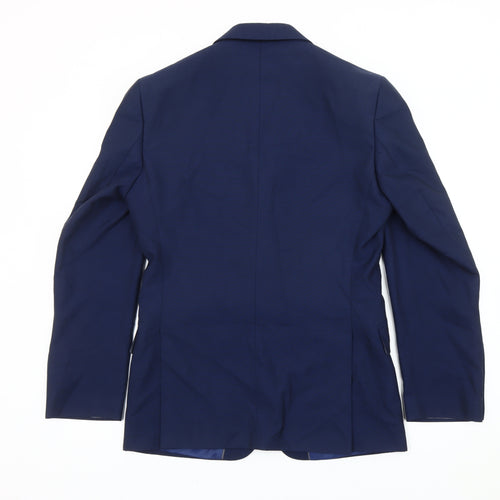 Marks and Spencer Men's Blue 36R Blazer Jacket Regular Fit