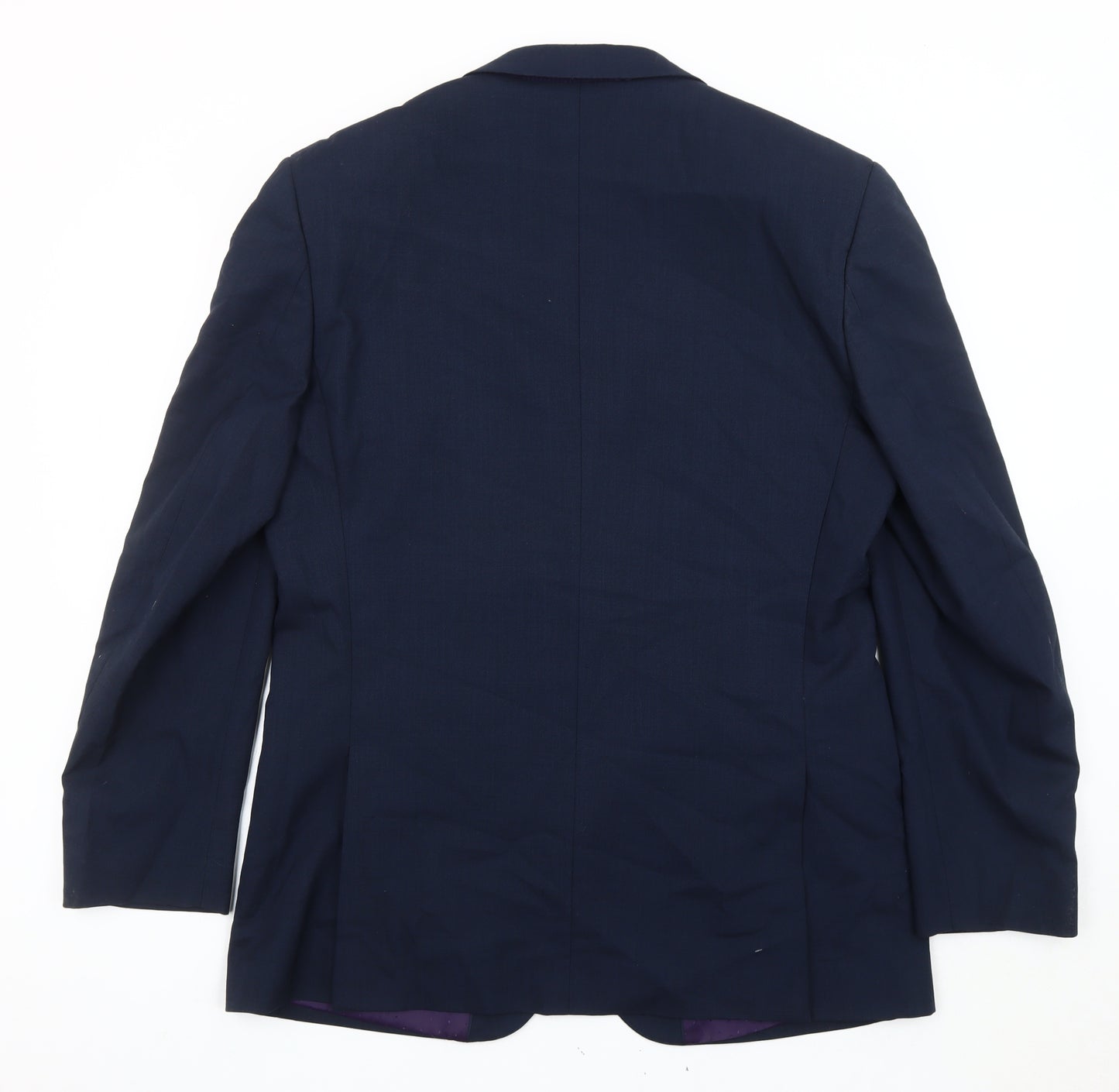 Charlie Allen for George Men's Navy Blue 40R Wool Blend Blazer