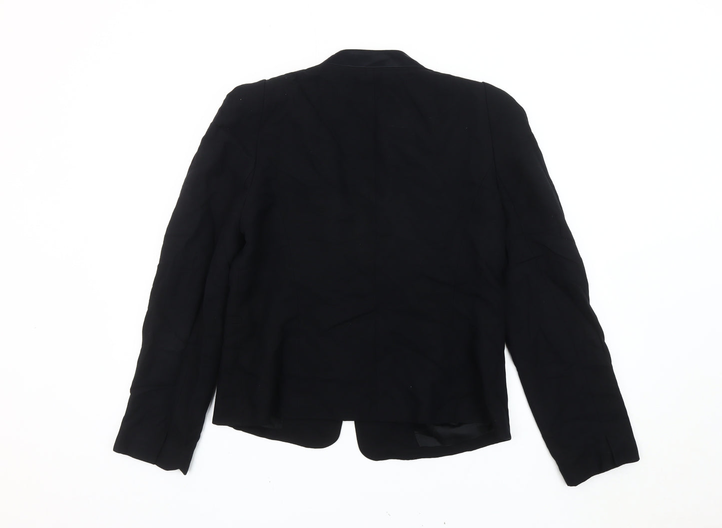 Caroll Womens Black Size 14 Regular Fit Blazer Jacket