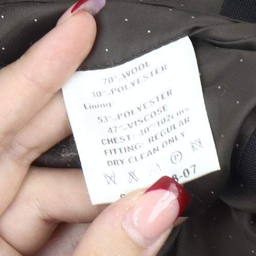 French Connection Men's Brown Wool Blend Regular Blazer Jacket 40R