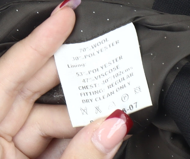 French Connection Men's Brown Wool Blend Regular Blazer Jacket 40R