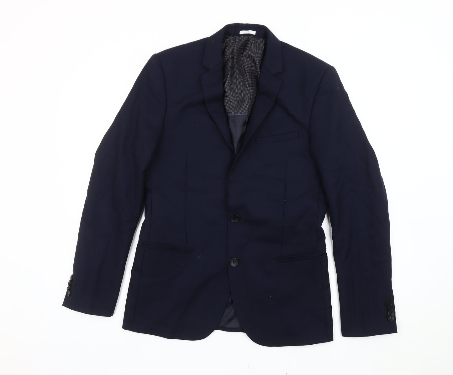 Jules Men’s Blue Blazer Jacket Size 36 Single Breasted Notch Lapel