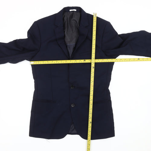 Jules Men’s Blue Blazer Jacket Size 36 Single Breasted Notch Lapel