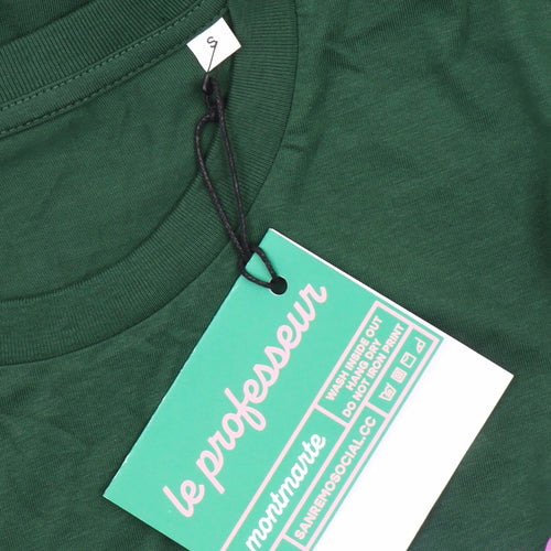 Stanley/Stella Men’s Green S Graphic Logo Cotton T-Shirt