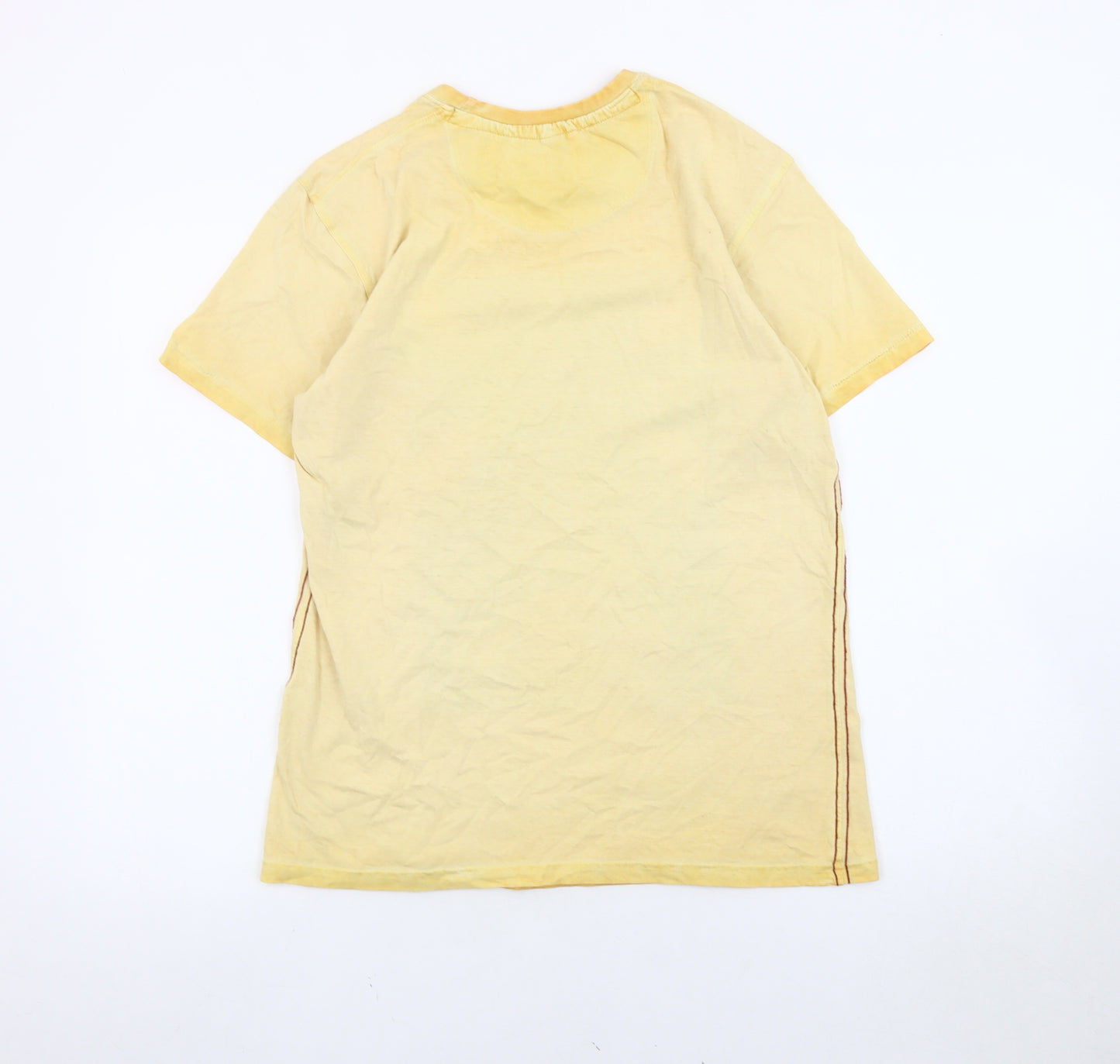 Joe Browns Men's Yellow Graphic Music T-Shirt Size S
