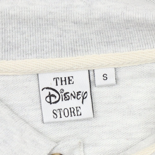 The Disney Store Men’s Grey Polo Shirt S Embroidered Mickey Logo