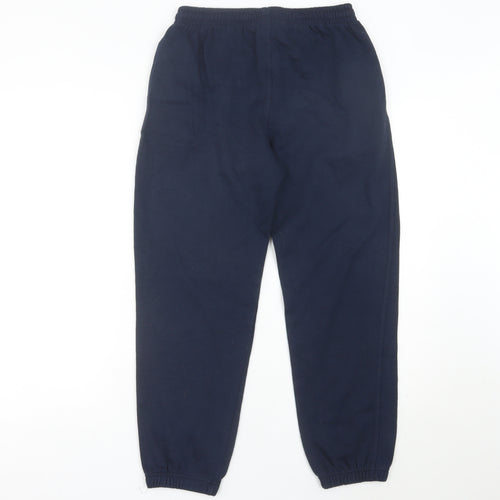 Reebok Mens Blue Sweatpants 28in Waist Regular Fit Sports Casual Joggers