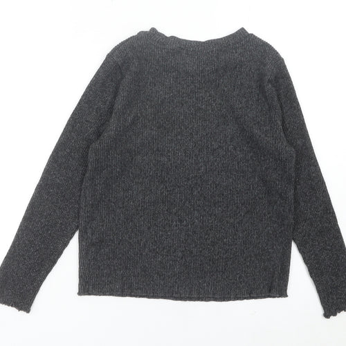 Disney Women’s Grey Minnie Mouse Long Sleeve T-Shirt Size 12/14