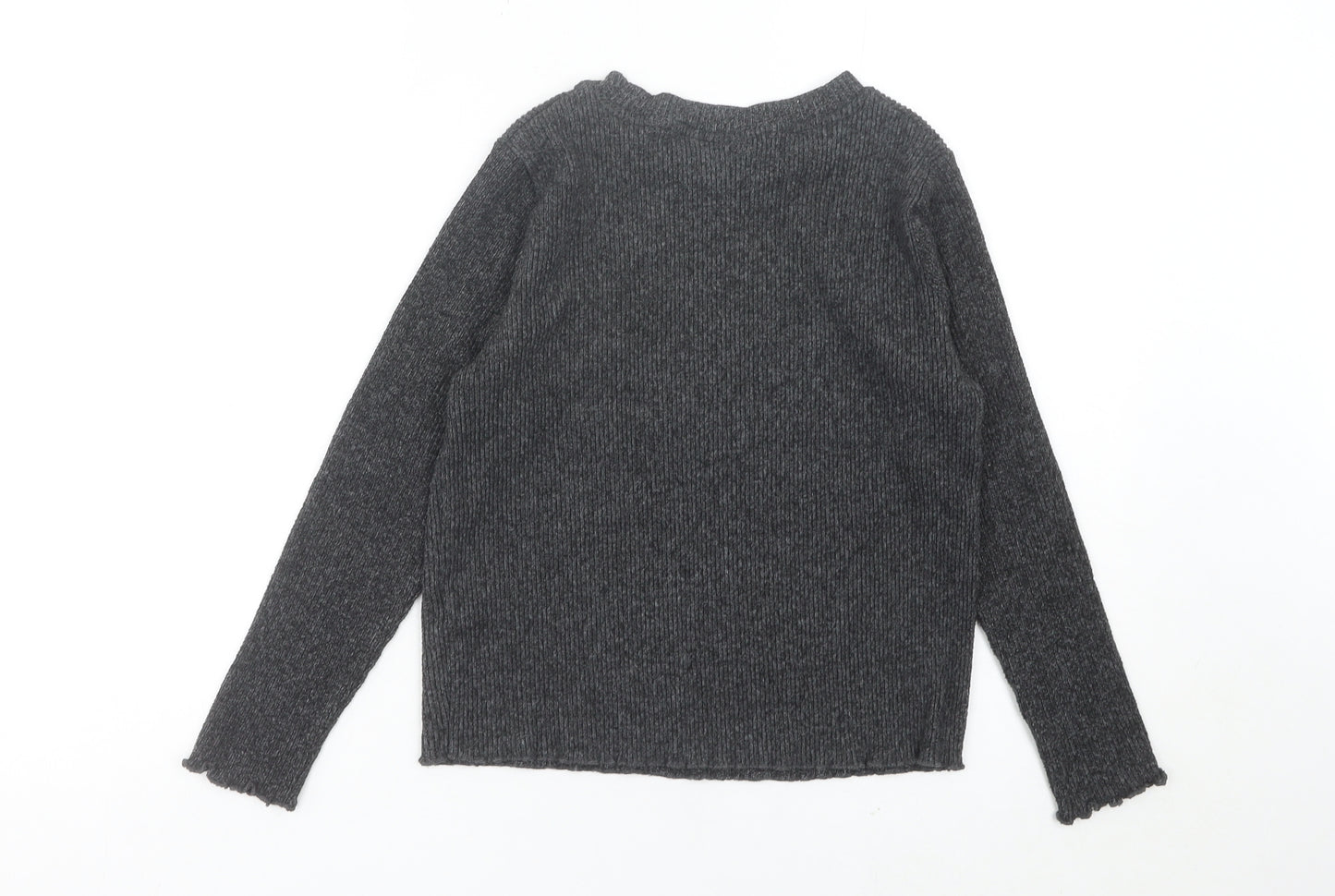 Disney Women’s Grey Minnie Mouse Long Sleeve T-Shirt Size 12/14