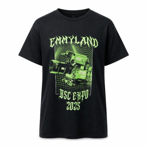 Gildan Men's Black Large Graphic Print Crew Neck T-Shirt