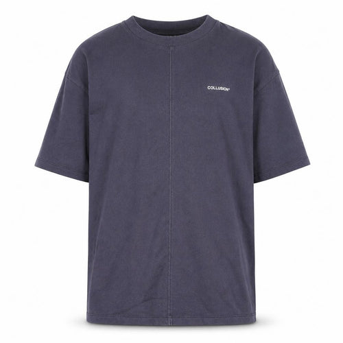 Collusion Men’s Blue XS Crew Neck Cotton T-Shirt