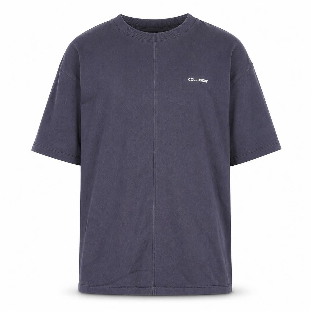 Collusion Men’s Blue XS Crew Neck Cotton T-Shirt