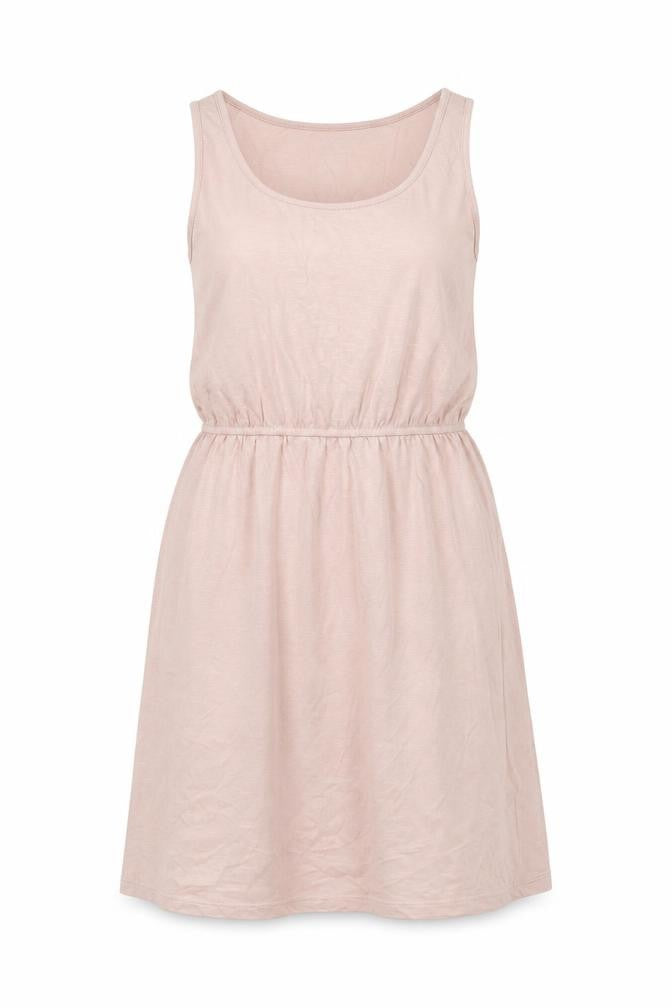 H&M Women’s Pink Knee Length Tank Dress Size 12 Cotton Modal