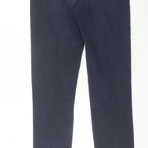 ASOS Men’s Blue Chino Trousers Size L W32 L34 Slim Fit